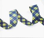 Ripsband - Oxford - gelb blau - 25mm - Wunderpop - Lillestoff